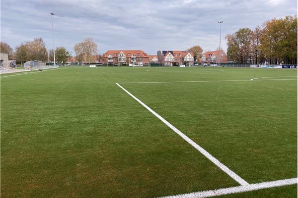 Aanleg kunstgras voetbalveld Genk Ladies - Sportinfrabouw NV